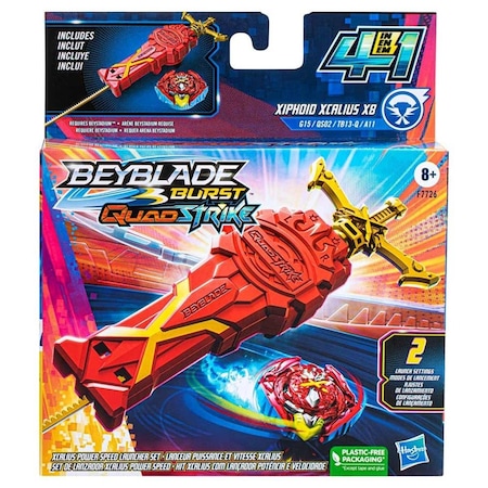 Hasbro Beyblade Burst QuadStrike Speed Launcher Pack HSBF7726
